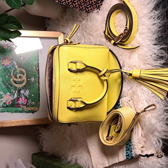 Tory Burch NWOTs Thea Web Mini Satchel Bag - Picture 17 of 17